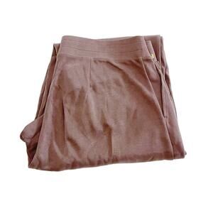 Pure Jill Casual Everyday Pant Pockets Brown Wide Leg SZ M